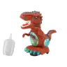 Dinosaur Dancing Obstacle Sensor Lights Sounds Brown