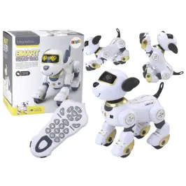 Remote Controlled Interactive Robot Dog Dancing Follows Commands Golden Remote Controlled Interactive Robot Dog Dancing Follows Commands Golden