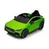 Elektriskā sporta automašīna bērniem Mercedes CLA 45s AMG Green Elektriskā sporta automašīna bērniem Mercedes CLA 45s AMG Green