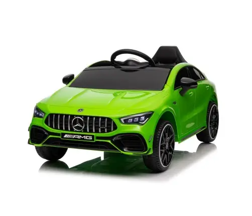Elektriskā sporta automašīna bērniem Mercedes CLA 45s AMG Green Elektriskā sporta automašīna bērniem Mercedes CLA 45s AMG Green