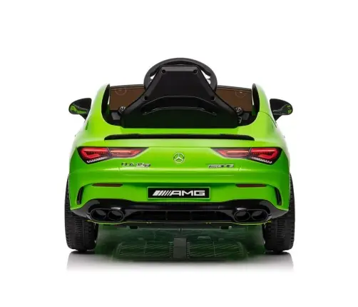 Elektriskā sporta automašīna bērniem Mercedes CLA 45s AMG Green Elektriskā sporta automašīna bērniem Mercedes CLA 45s AMG Green