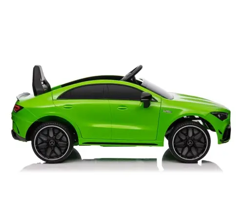 Elektriskā sporta automašīna bērniem Mercedes CLA 45s AMG Green Elektriskā sporta automašīna bērniem Mercedes CLA 45s AMG Green