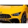 Elektriskā sporta automašīna bērniem Mercedes CLA 45s AMG Yellow