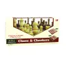 Strategy Game Chess Checkers 2in1 Board