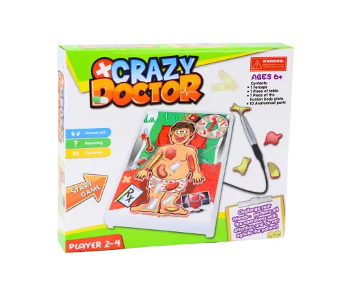 Arcade Game Crazy Doctor Surgeon Operation