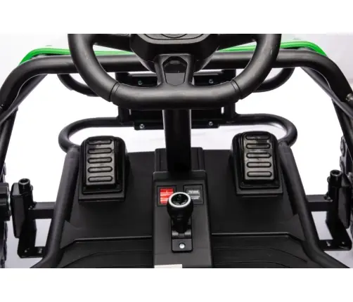 Divvietīgs bērnu elektromobilis Bagijs A8812 Green 24V