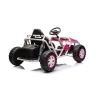 Divvietīgs bērnu elektromobilis Bagijs A8812 Pink 24V