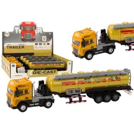 Fuel Tank Truck TIR 1:24 Trailer Sounds Lights Yellow Fuel Tank Truck TIR 1:24 Trailer Sounds Lights Yellow