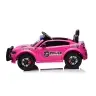 Одноместный электромобиль Dodge Charger Police Pink