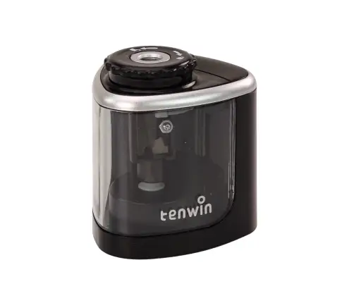 Electric Planer, Black Sharpener for Crayons and Pencils 6-8 mm