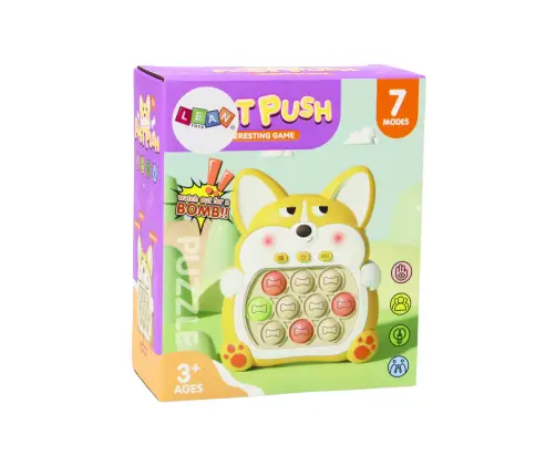 Arcade Game Console Pop-It Fox 7 Game Modes Yellow