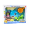 Blue Dolphin Water Toy Bath Set