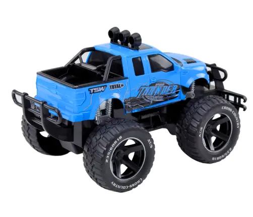RC off-road car 1:14  Blue Remote Control Rubber Wheels