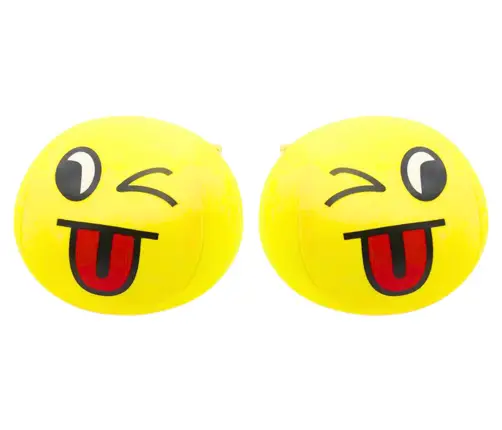Soft Ball Smiley Emoji Ball Yellow 9cm