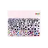 Set of Self-Adhesive Eyelets Movable Colorful Organizer 750 pcs.