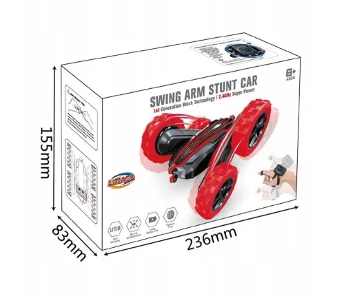 Twister Stunt Car Hand Gesture Control Remote Control Blue