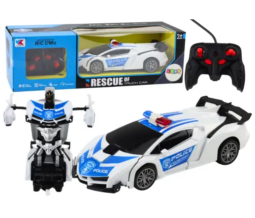 R/C Police Car 2in1 Car Robot Sounds Lights R/C Police Car 2in1 Car Robot Sounds Lights
