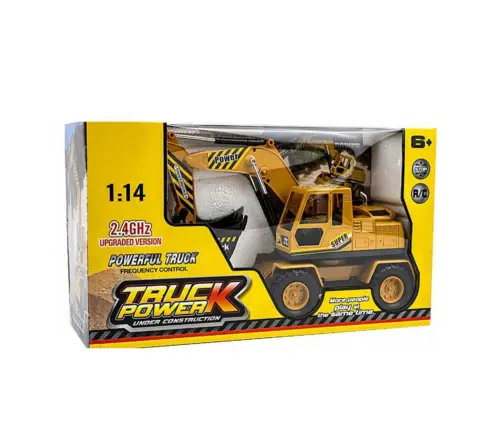 Radiovadāmā mašīna ekskavators-buldozers 2in1