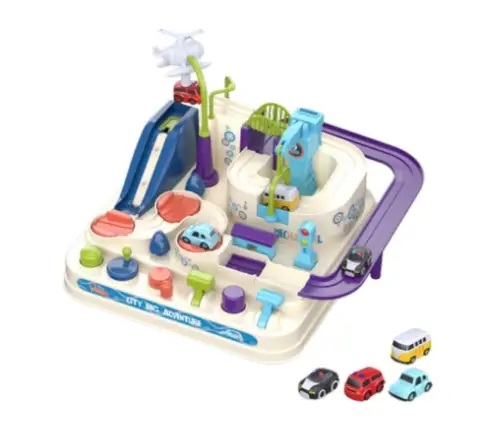 Obstacle Course Interactive Parking For Children Four Cars