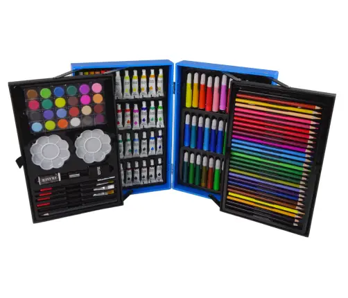 Large Art Set in a Suitcase 145 Pieces Unicorn