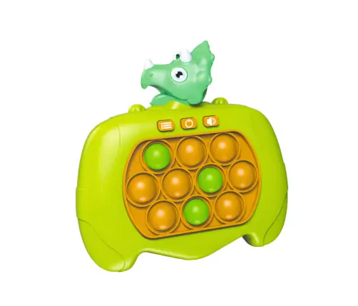 Pop-It Arcade Game Console 999 Levels Dinosaur Green A