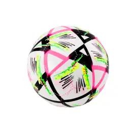 Rubber Ball Bright Patterns White 24 Cm Rubber Ball Bright Patterns White 24 Cm