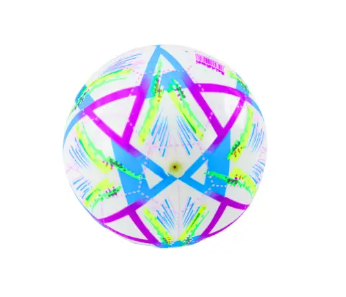 Rubber Ball Bright Patterns Purple 24 Cm Rubber Ball Bright Patterns Purple 24 Cm