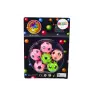 Set of 6 Rubber Football Balls
