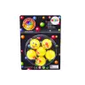 Emoji Yellow Rubber Balls Set 6 Pcs Emoji Yellow Rubber Balls Set 6 Pcs