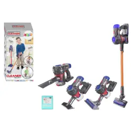 Upright Toy Vacuum Cleaner Lights Sounds Black