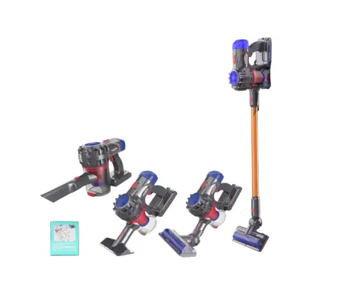 Upright Toy Vacuum Cleaner Lights Sounds Black