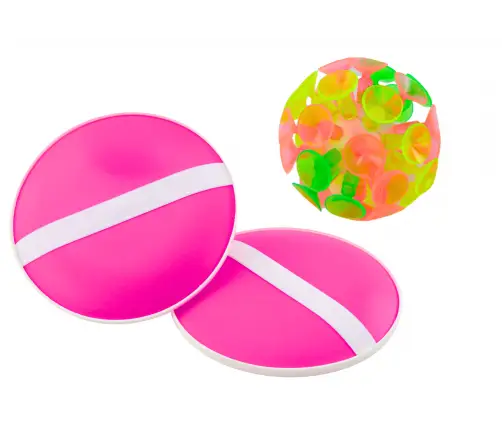 Arcade Game Round Palettes Ball With Suction Cups Pink Arcade Game Round Palettes Ball With Suction Cups Pink
