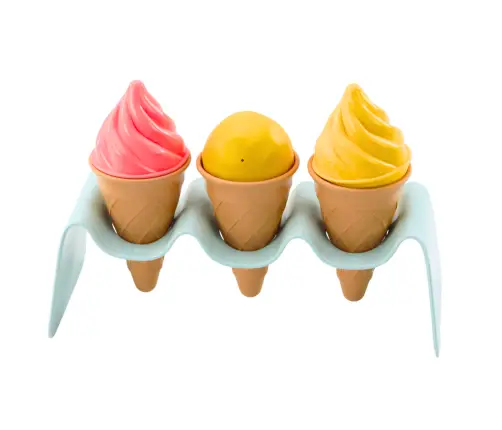 Sand Set Ice Cream Wafers Cupcakes Spoon 13 El