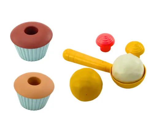 Sand Set Ice Cream Wafers Cupcakes Spoon 13 El