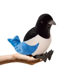 Plīša žagata – zila, 30 cm