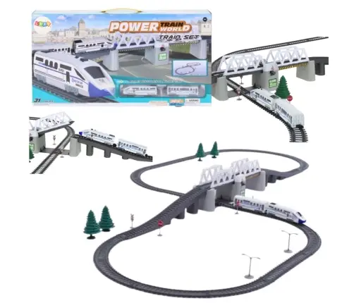 Electric Train Set Train Tracks Drawbridge 366cm