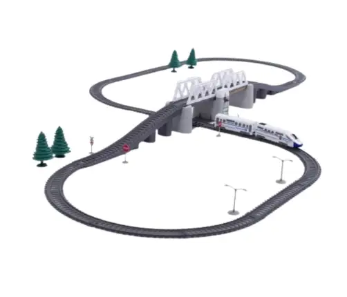 Electric Train Set Train Tracks Drawbridge 366cm