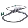 Electric Train Set Train Tracks Drawbridge 366cm