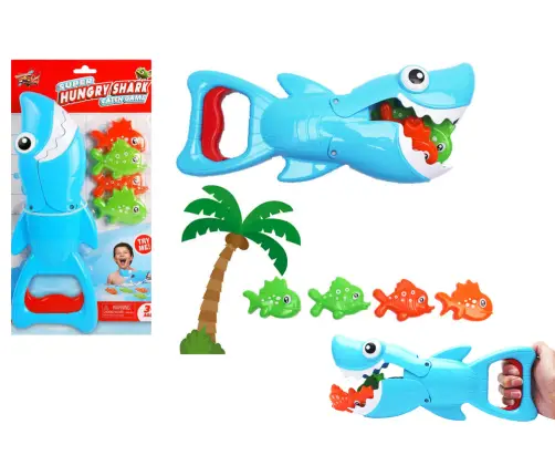 Bathing Game Set Shark Fish Hunter Blue