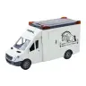 Horse Transporter Car Opening Doors Light Sound White