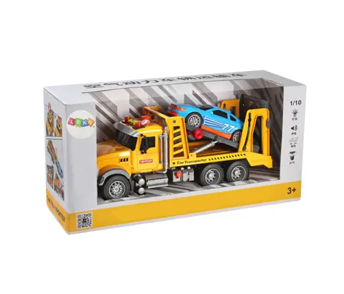 Tow Truck Roadside Assistance Car 2in1 Adjustable Lights Sounds