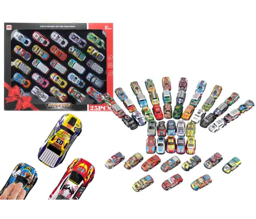 Set of Car Springs Cars With Drive Colorful 25 Pieces Set of Car Springs Cars With Drive Colorful 25 Pieces