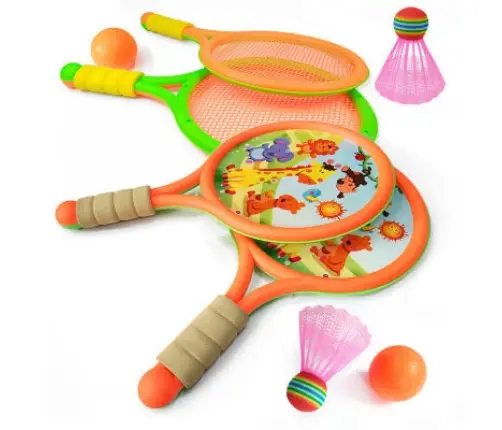 Badminton Rackets Kids Dinosaurs Orange Green Badminton Rackets Kids Dinosaurs Orange Green
