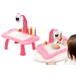 Mini Projector Robot Table 2in1 Accessories Pink Mini Projector Robot Table 2in1 Accessories Pink