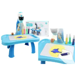 Mini Projector Robot Table 2in1 Accessories Blue