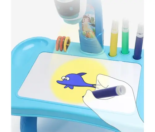 Mini Projector Robot Table 2in1 Accessories Blue