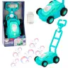 Bubble Machine Ride-on Lawn Mower with Handle Blue Bubble Machine Ride-on Lawn Mower with Handle Blue