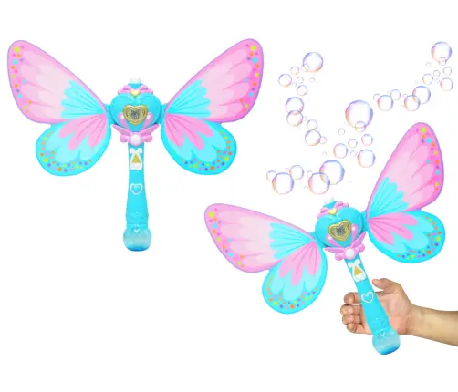 Wand Bubbles Lights Sounds Pink