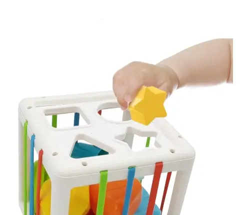 Elastic Sensory Cube Anti-Stress Sorter Rubber Blocks For Children