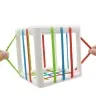 Elastic Sensory Cube Anti-Stress Sorter Rubber Blocks For Children